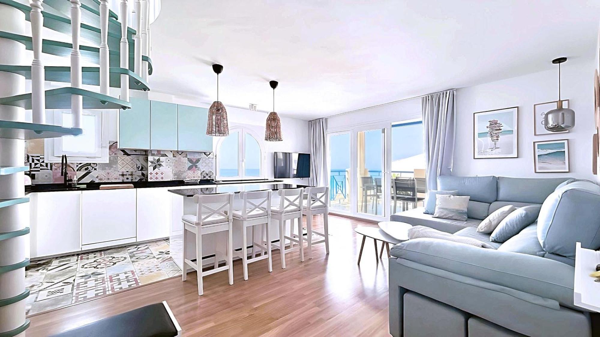 Apartamento Atico De Albaida Duplex Frente Al Mar El El Morche Exterior foto